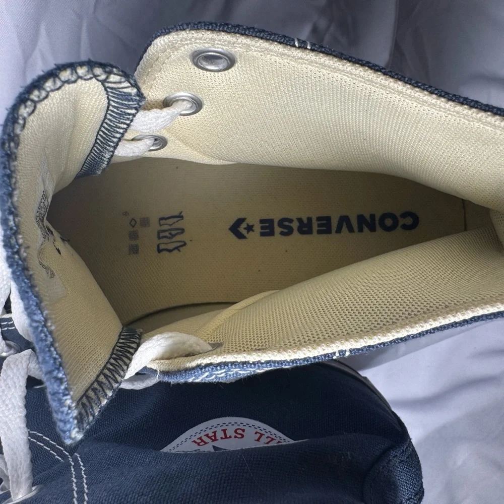 Converse Chuck Taylor All Star Canvas Hi Top Unisex sneakers Men’s 9/ women’s 11 - Picture 5 of 10